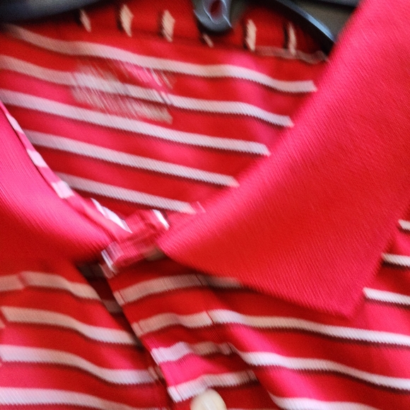 Xl red‎ men's polo shirt Valentine's Day Patriotic - Picture 3 of 4